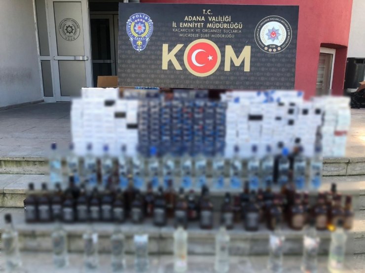Adana’da kaçakçılık operasyonu