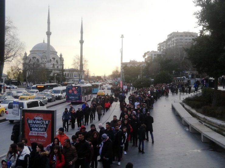 Vodafone Park’ta izdiham