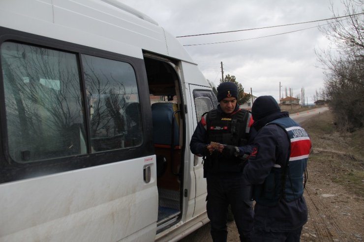 Emet Jandarmasından trafik ve asayiş uygulaması