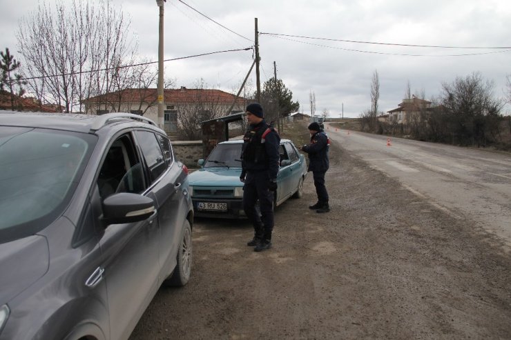 Emet Jandarmasından trafik ve asayiş uygulaması