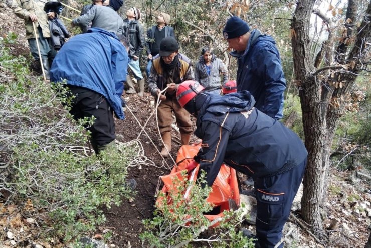 Kaybolan keçilerini ararken uçurumdan düşerek öldü