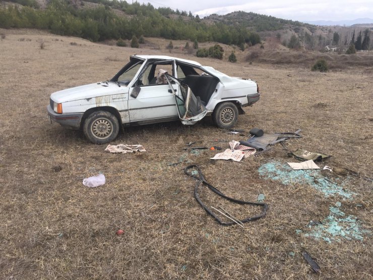 Sinop’ta otomobilin devrilmesi sonucu 8 kişi yaralandı