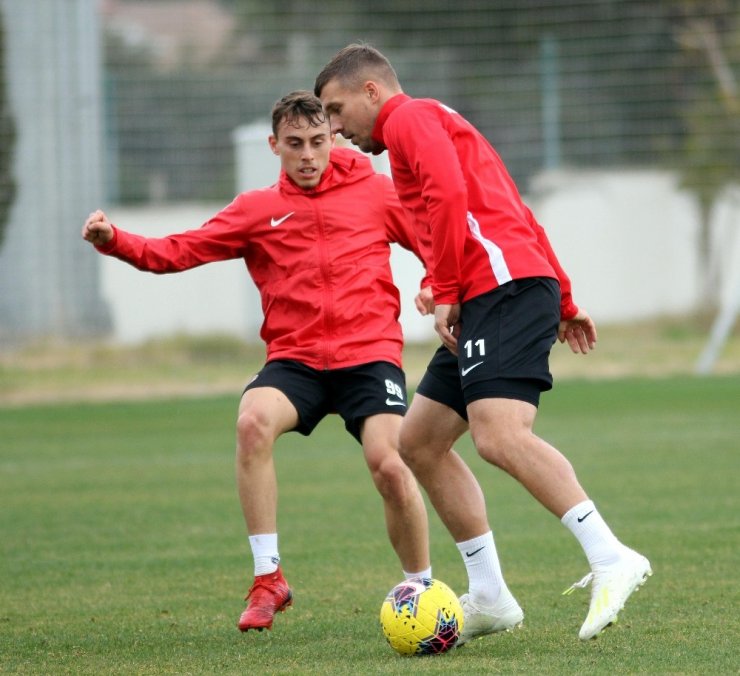 Antalyaspor İH Konyaspor maçının provasını yaptı