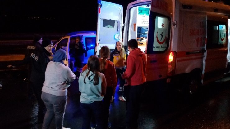 Ters yöne giren alkollü sürücü yolcu otobüsüyle çarpıştı