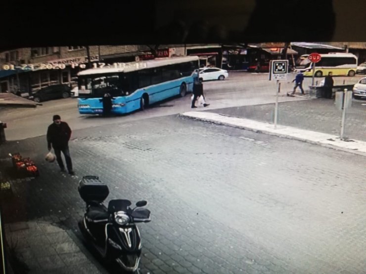 Kaza ânı kameraya böyle yansıdı