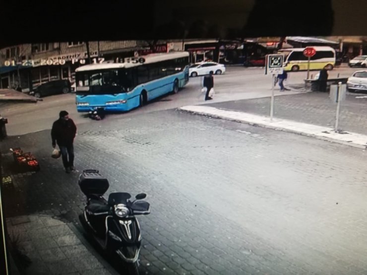 Kaza ânı kameraya böyle yansıdı