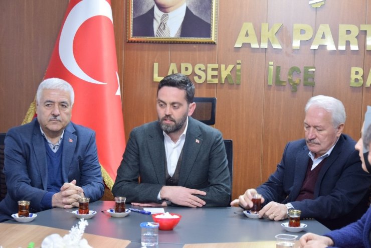 AK Parti Lapseki İlçe Başkanlığına Namık Ergin getirilldi