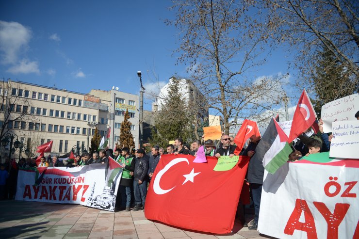 Eskişehir ve Kütahya'da ABD'nin sözde Orta Doğu barış planı protesto edildi
