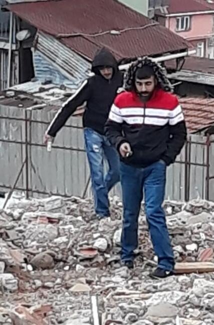 Kentsel dönüşüm hırsızları kamerada