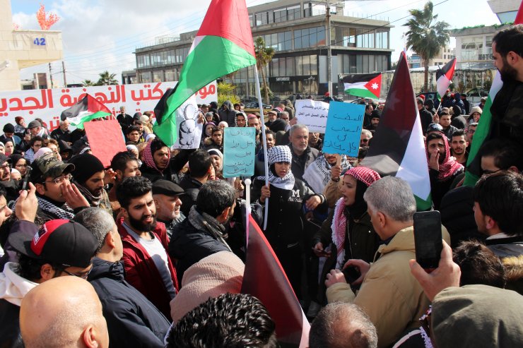 Ürdün'de ABD'nin sözde barış planı protesto edildi