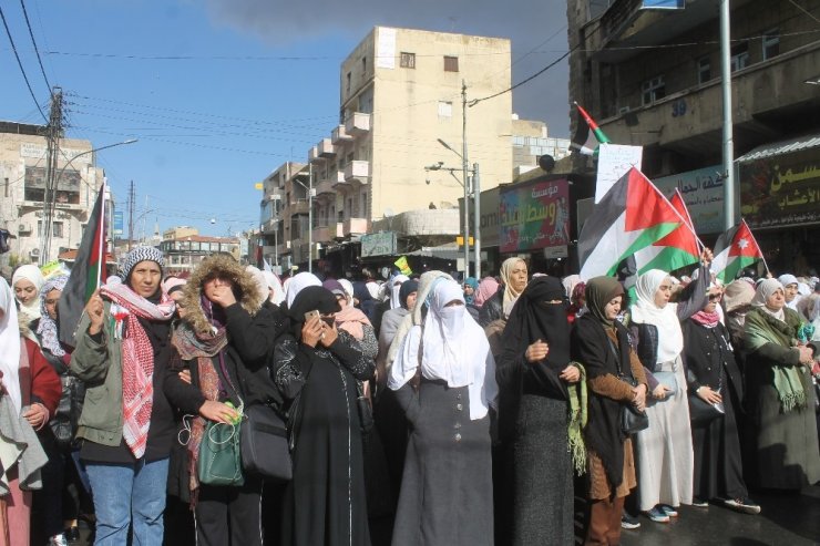 Ürdünlülerden Yüzyılın Anlaşması protestosu