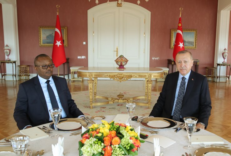 Cumhurbaşkanı Erdoğan, Gine Bissau Seçilmiş Cumhurbaşkanı Embalo'yla bir araya geldi