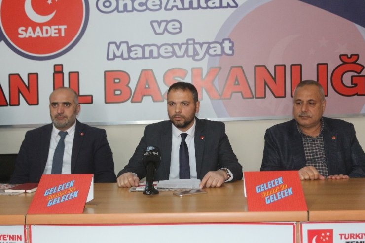 Saadet Partisi, çevre yolu sorununu gündeme aldı