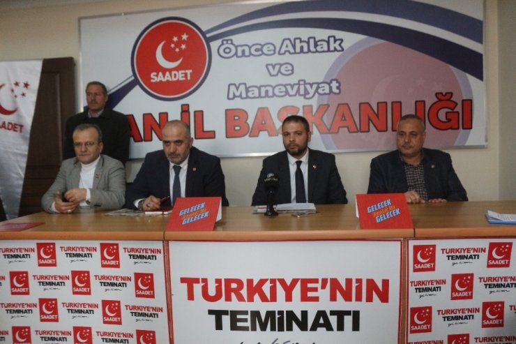 Saadet Partisi, çevre yolu sorununu gündeme aldı