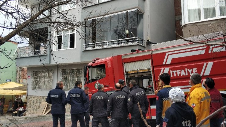 Samsun’da ev yangını