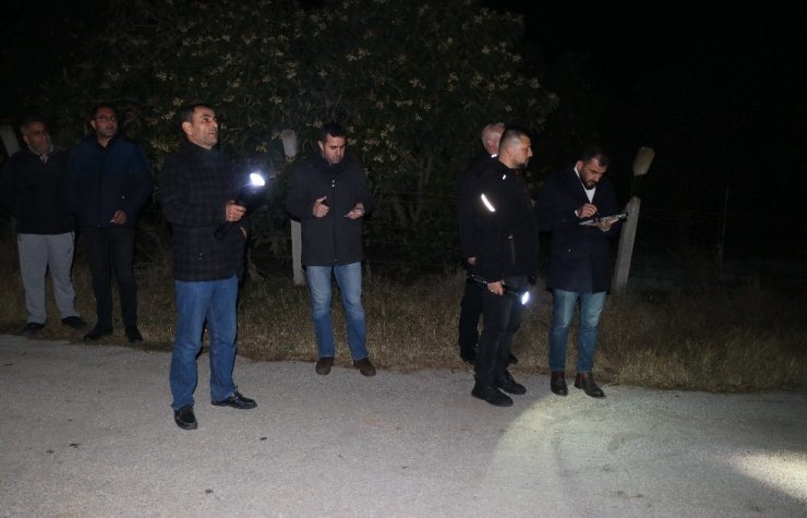 Narenciye bahçelerine dadanan hırsızlara hava destekli uygulama