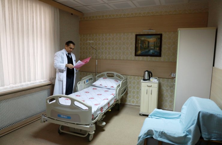 Sağlık Bakanlığı Vuhan'dan gelenlerin bulunduğu hastaneden görüntüleri paylaştı
