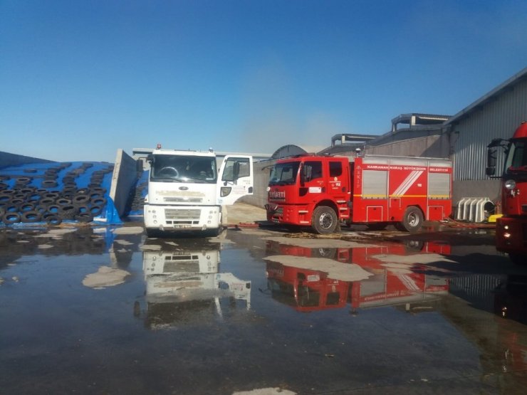 Kahramanmaraş’ta çiftlik yangını