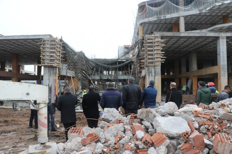 Diyarbakır’da inşaatta göçük: 2 işçi yaralandı