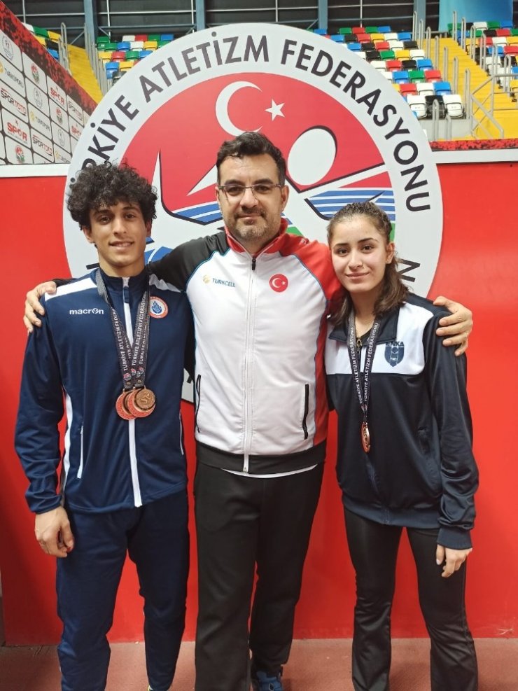Aydınlı atletlerden 4 madalya