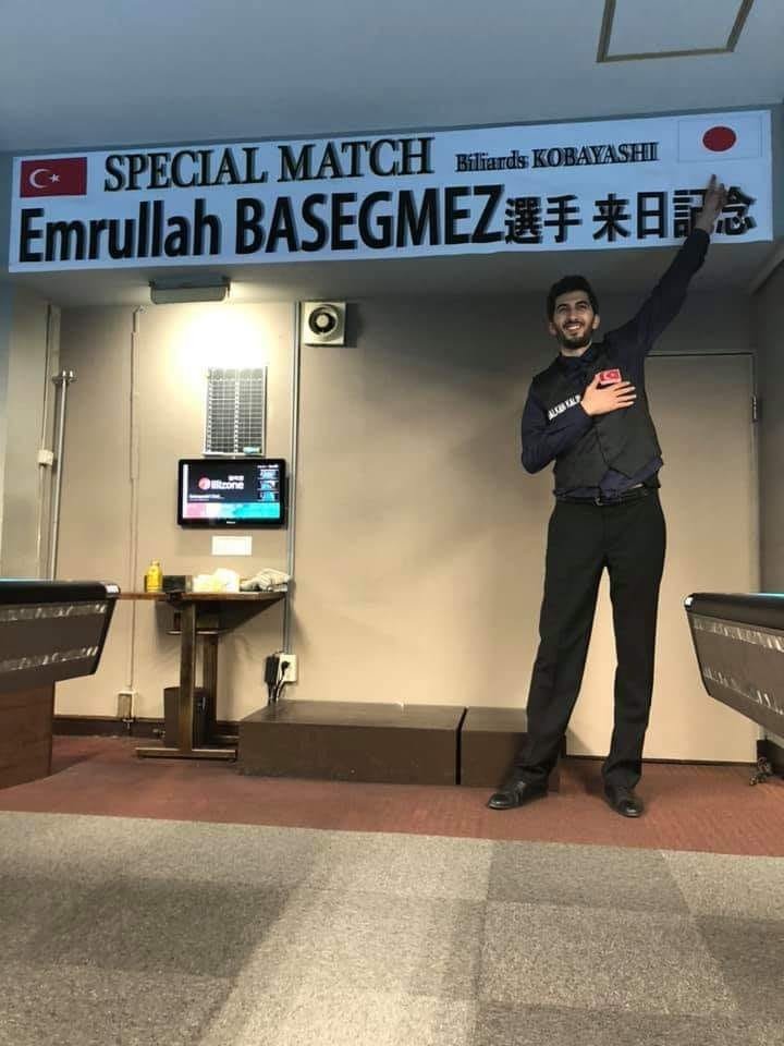 Düzceli Bilardocu Japonya’da 3. oldu