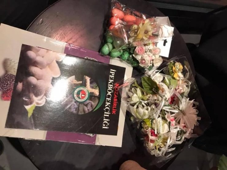 İpek böcekçiliği ve koza üretici firma yetkililerinden Kaymakam Kaya’ya ziyaret