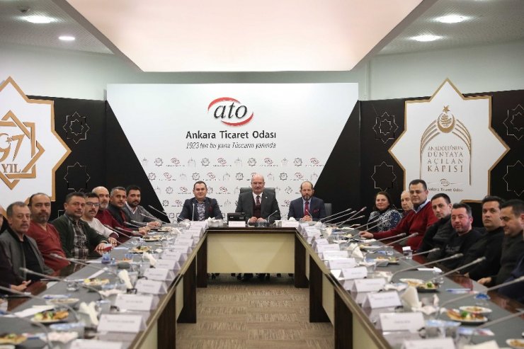 Otomotiv yedek parça perakendecilerinin sorunları ATO’da konuşuldu