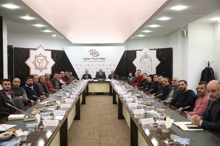 Otomotiv yedek parça perakendecilerinin sorunları ATO’da konuşuldu