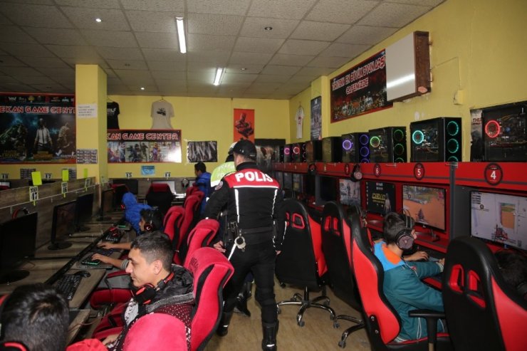Gaziantep’te internet kafe ve oyun salonlarına denetim