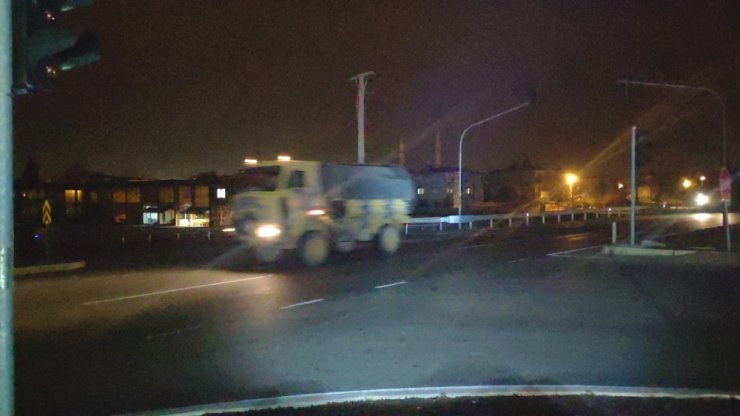 Suriye sınırına askeri sevkiyat