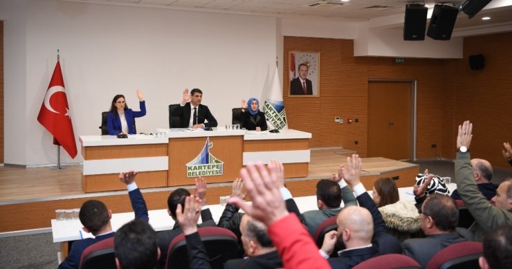Kartepe belediyesi meclisinde 10 gündem maddesi karara bağlandı