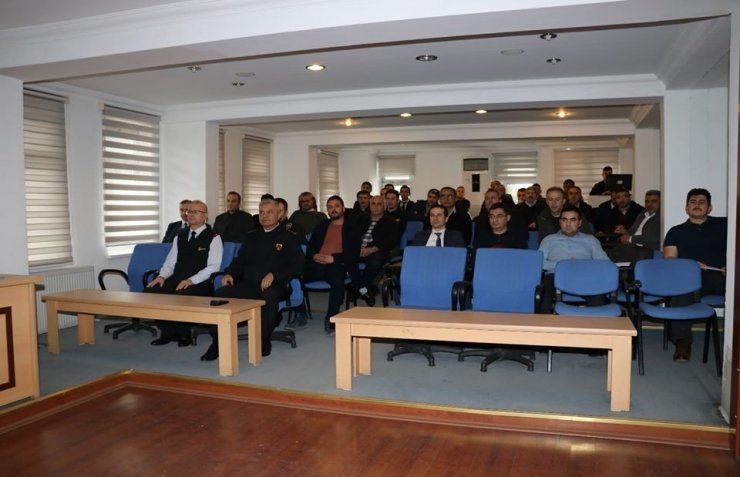 Jandarmadan afet bilgilendirme toplantısı