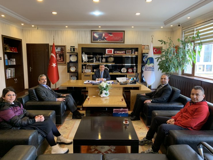 Başarılı judocudan Çubuk Belediye Başkanı Demirbaş'a ziyaret