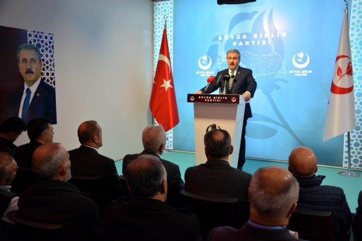 BBP Genel Başkanı Destici: “Emperyalist güçler Türkiye’yi bölgede istemiyor”