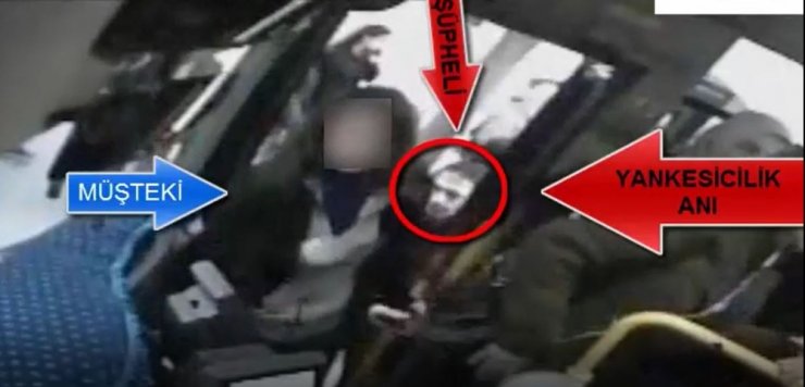 Durak faresi kameralara yakalandı