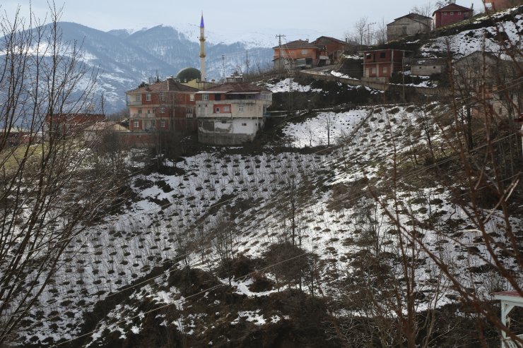 Ordu'da heyelan nedeniyle boşaltılan konutlarda oturum devam edecek
