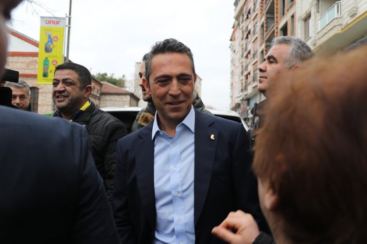 Tarihi maç öncesi Ali Koç Kırklareli’nde