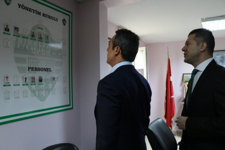 Tarihi maç öncesi Ali Koç Kırklareli’nde