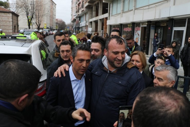 Tarihi maç öncesi Ali Koç Kırklareli’nde