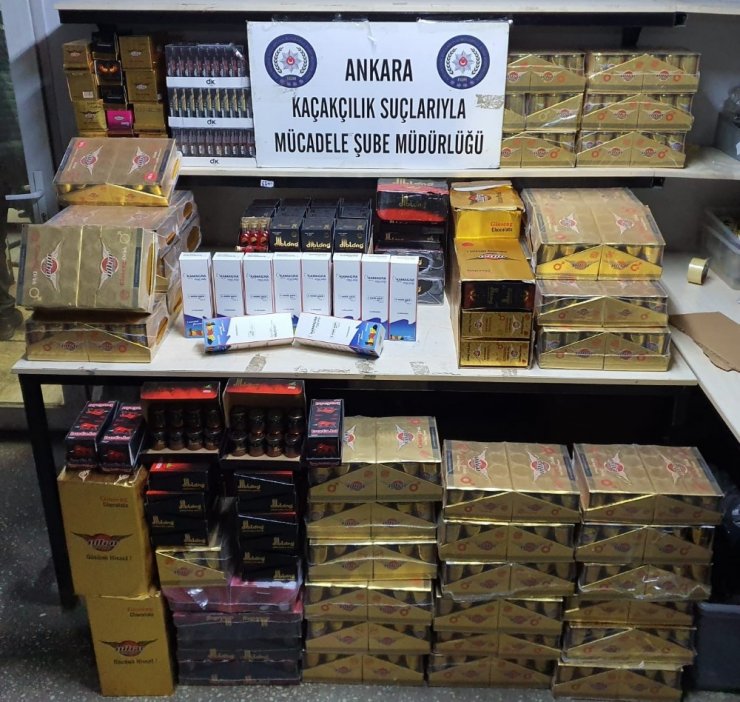 Başkent’te kaçakçılara yönelik operasyon: 3 gözaltı