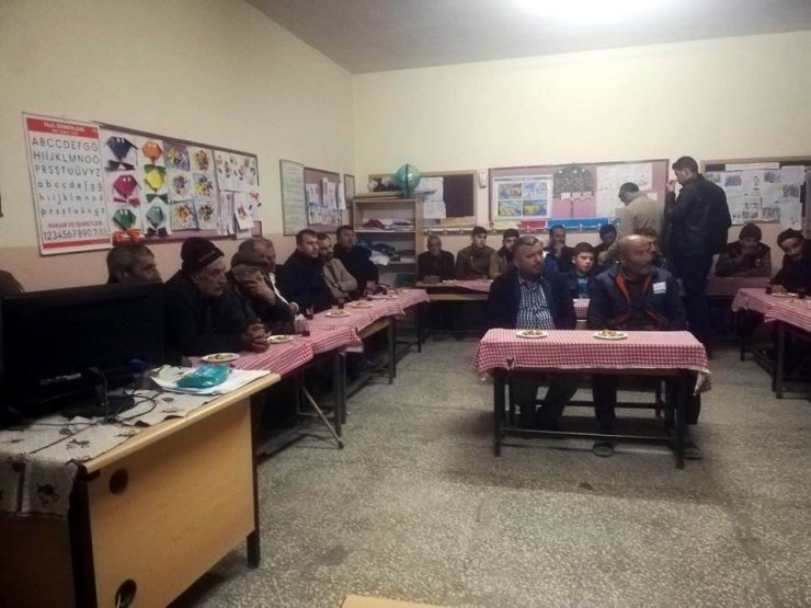 Çiftçiler ile kış toplantısı