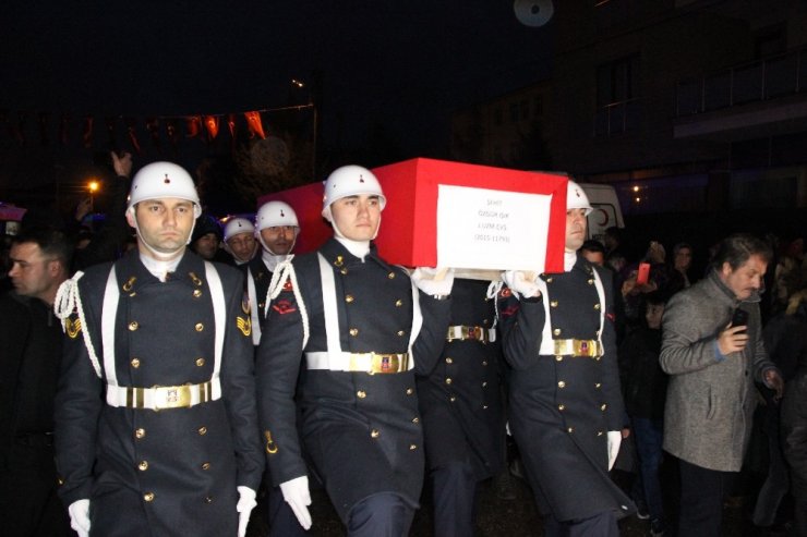 Düzceli şehidin naaşı baba ocağına getirildi