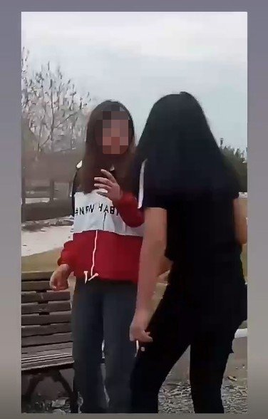 Denizli’de kız çocukları çete kurdu, kan donduran görüntüler ortaya çıktı