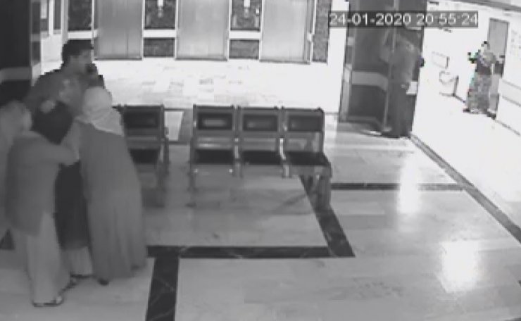 Elazığ depreminin şiddeti hastanedeki kameralara böyle yansıdı