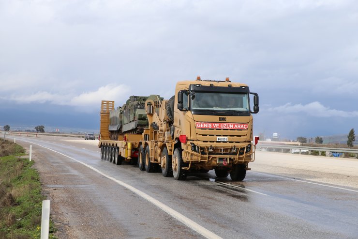 İdlib'deki gözlem noktalarına obüs takviyesi yapıldı
