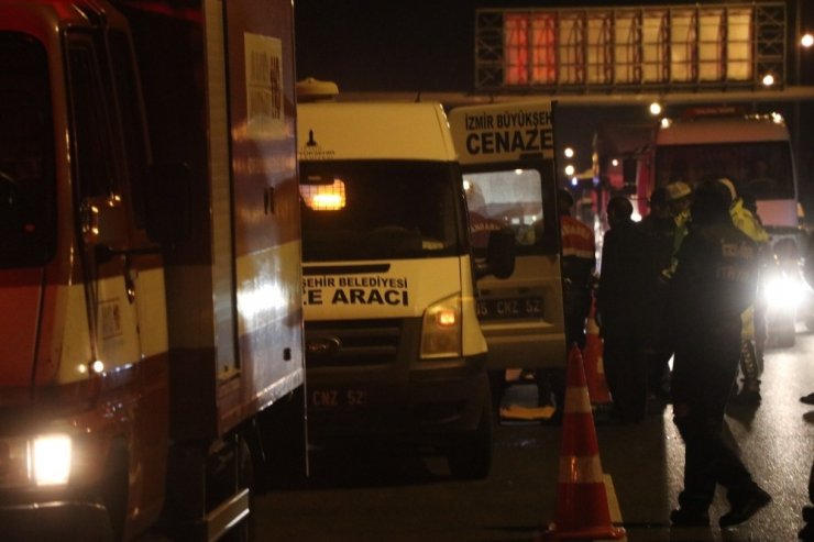 İzmir çevre yolunda feci kaza: 1 ölü