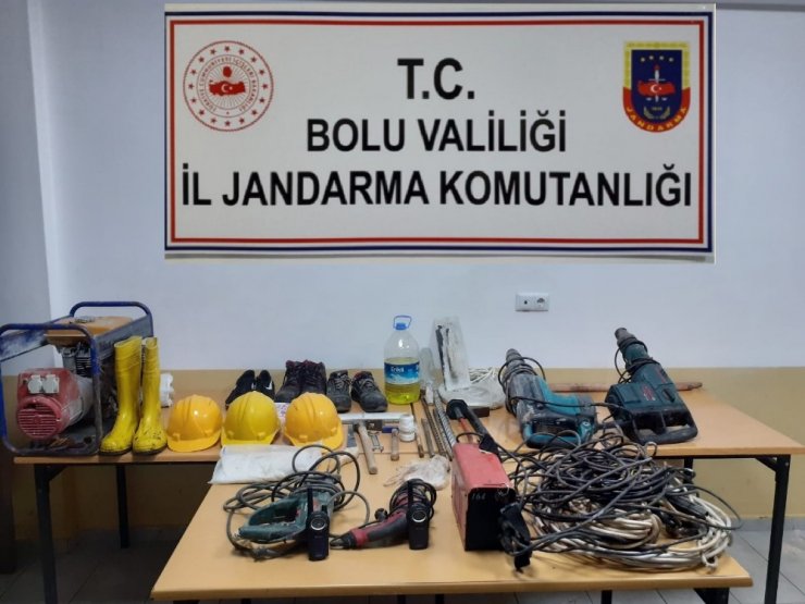 Bolu’da, kaçak kazı operasyonu: 6 gözaltı