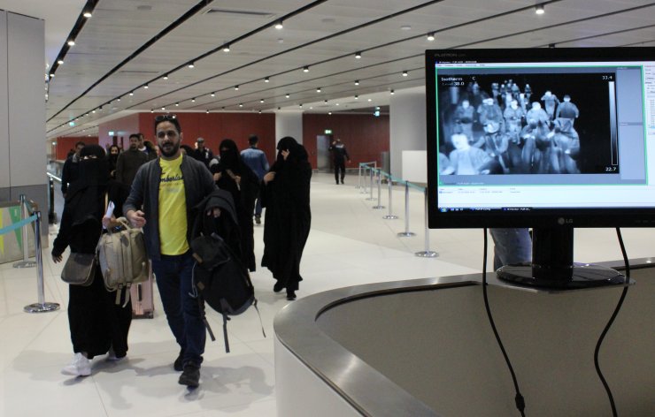 Yurt dışından gelen tüm yolcular termal kameralarla kontrol edilmeye başlandı