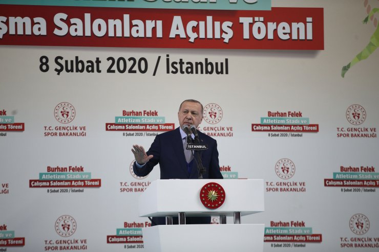 Erdoğan, Burhan Felek Atletizm Stadı Açılış Töreni'nde konuştu: (2)