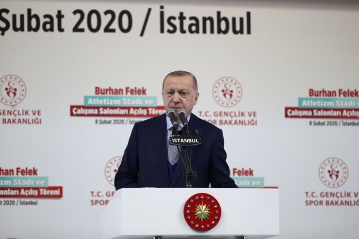 Erdoğan, Burhan Felek Atletizm Stadı Açılış Töreni'nde konuştu: (2)
